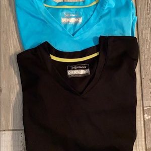 2 Xersion Dri Fit Workout Shirts XL